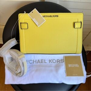 Michael Kors Yellow Crossbody Bag